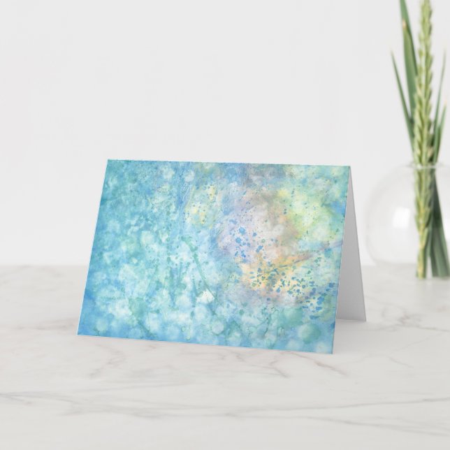 Carte de voeux d'équilibre (Devant)