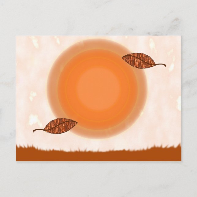 Carte de voeux d'équinoxe d'automne (Devant)