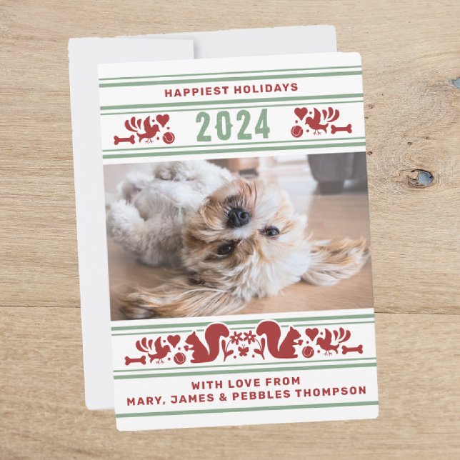 Carte de vœux des choses préférées du chien (Créateur téléchargé)