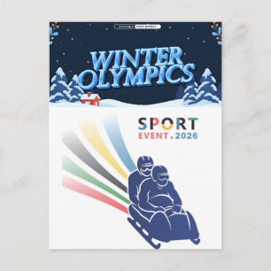 Carte de vœux des Jeux Olympiques d'hiver 2026