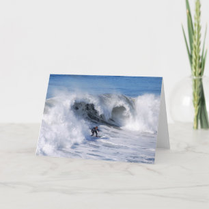 Carte de voeux des surfeurs californiens