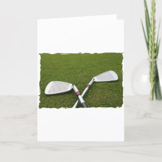 Carte de voeux Design Golf Club