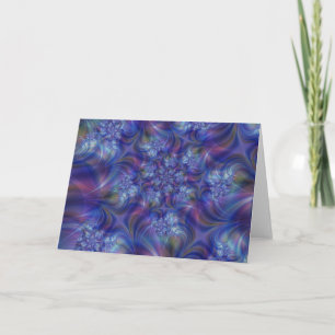 Carte de vœux d'essence fractale