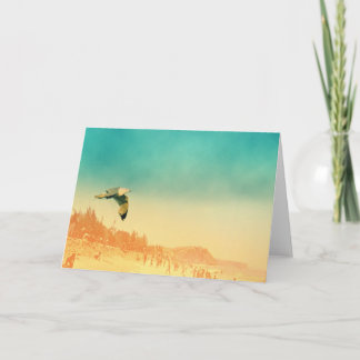 Carte de voeux d'été vintage