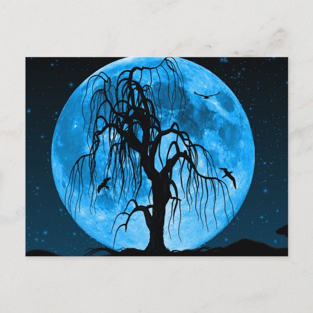 Carte de vœux d'Halloween effrayante (Devant)