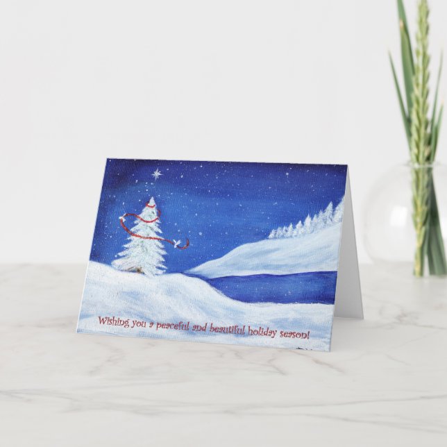 Carte de vœux d'hiver (Devant)