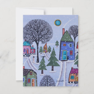 Carte de voeux d'hiver