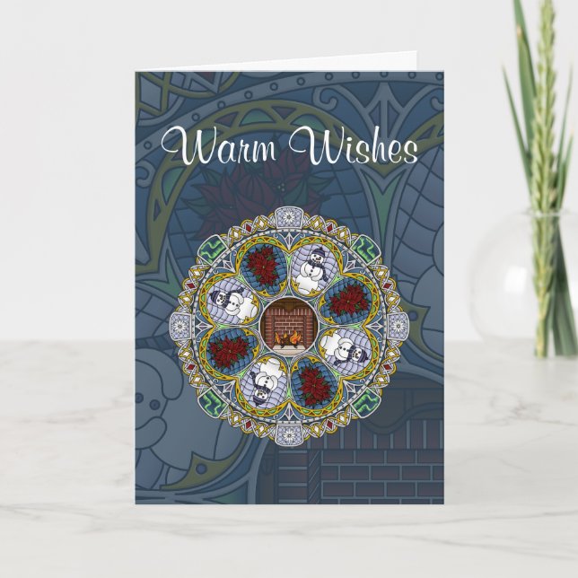 Carte de vœux d'hiver Nouveau (Devant)