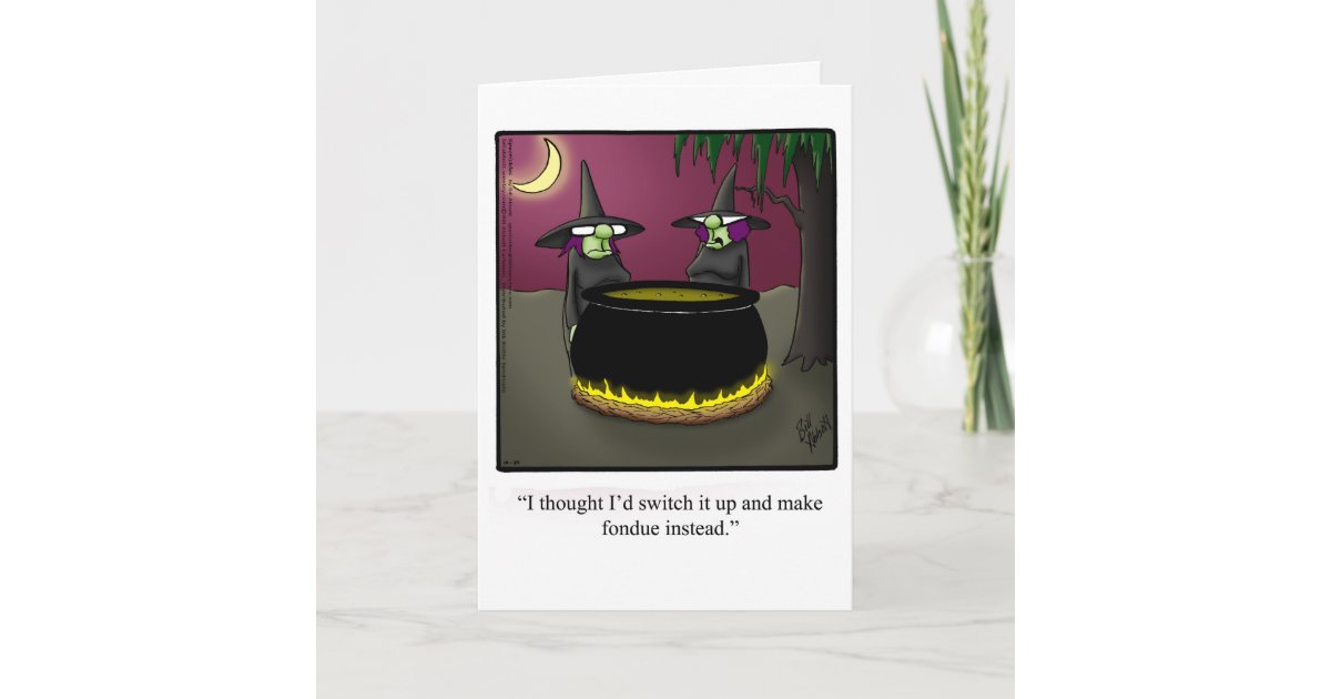 Carte De Voeux D Humour De Halloween Spectickles Zazzle Fr