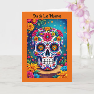 Carte de vœux Dia de las Muertos Jour des morts
