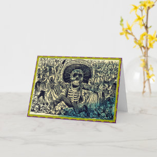Carte de voeux Dia De Los Muertos