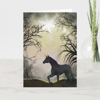 Carte de voeux d'Imaginaire Unicorn