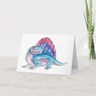 Carte de voeux Dimetrodon