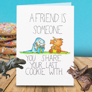 carte de vœux DINOSAUR FRIENDS 2 par Nicole Janes