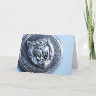 Carte de voeux d'insigne de Jaguar