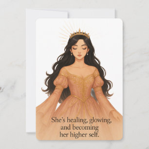Carte de voeux Divine Feminine Energy - Yasumi Art