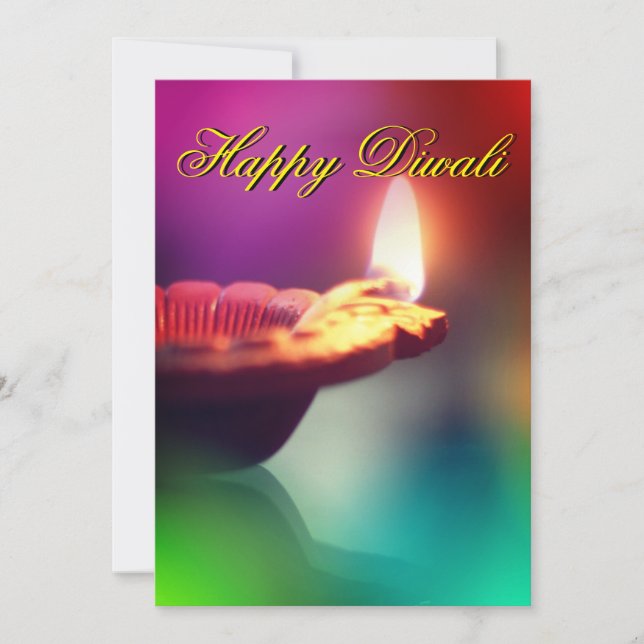 Carte de vœux Diwali (Devant)