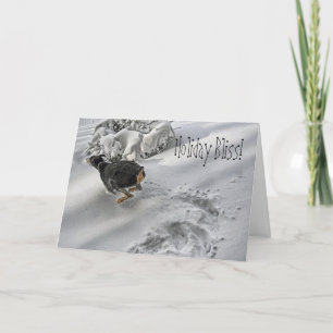 Carte de vœux Doberman Holiday Bliss