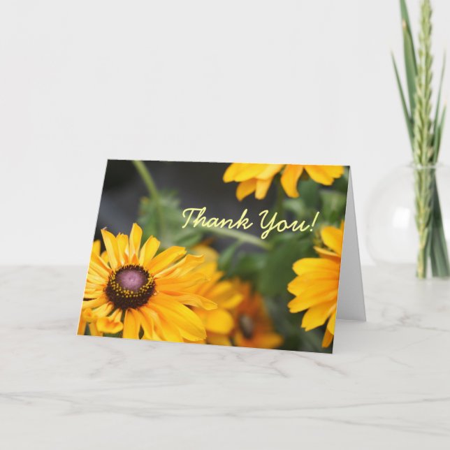 Carte de voeux d'oeil de tigre de Merci (Devant)