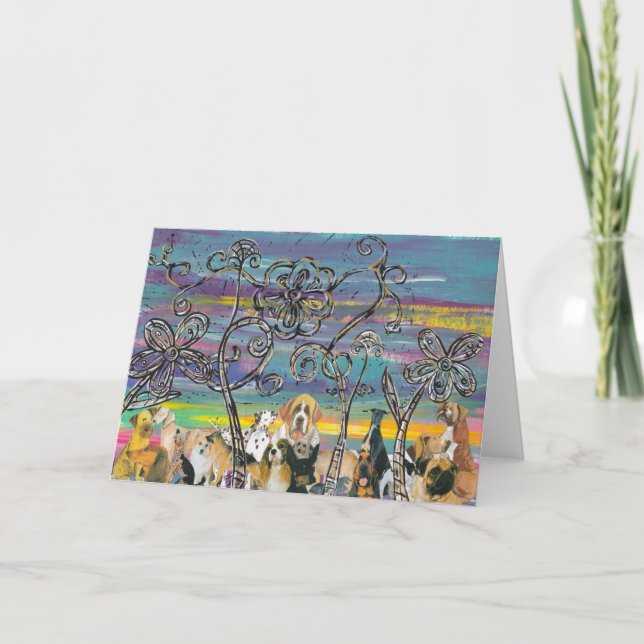 Carte de voeux Doggy Days (Devant)