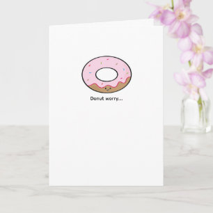 Carte de vœux Donut Worry Illustration de Donut Ka