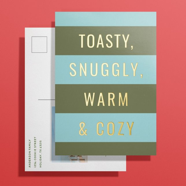 Carte de vœux dorée à la feuille pour les fêtes, a (Créateur téléchargé)