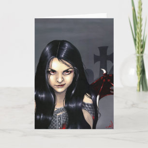 Carte de voeux "Douleurs de la faim"