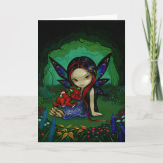 Carte de voeux "Dragonling Garden I"