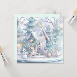 Carte de voeux Dreamy Christmas Gingerbread House