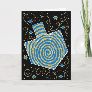 Carte de voeux "Dreidel Pinwheel" avec Enveloppe