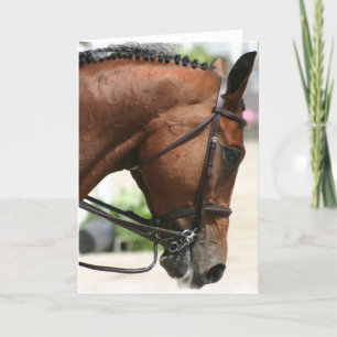 Carte de voeux Dressage Horse