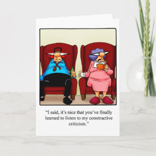 Carte de vœux drôle d'anniversaire de mariage