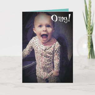 Carte de vœux drôle d'anniversaire en retard