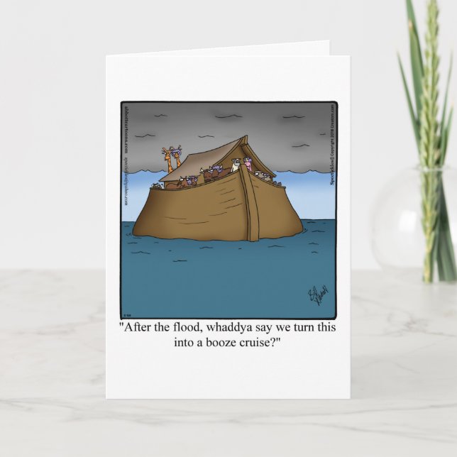Carte de vœux drôle de bon voyage (Devant)