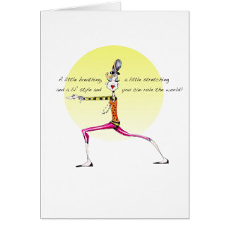 carte de voeux yoga