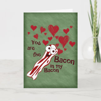 Carte de voeux drôle de Valentine de lard