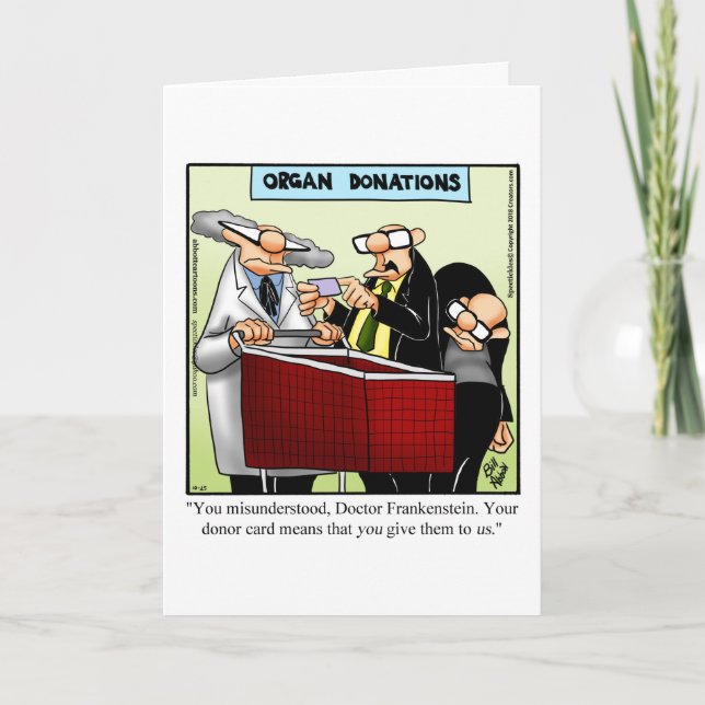 Carte de vœux drôle d'humour d'Halloween  (Devant)