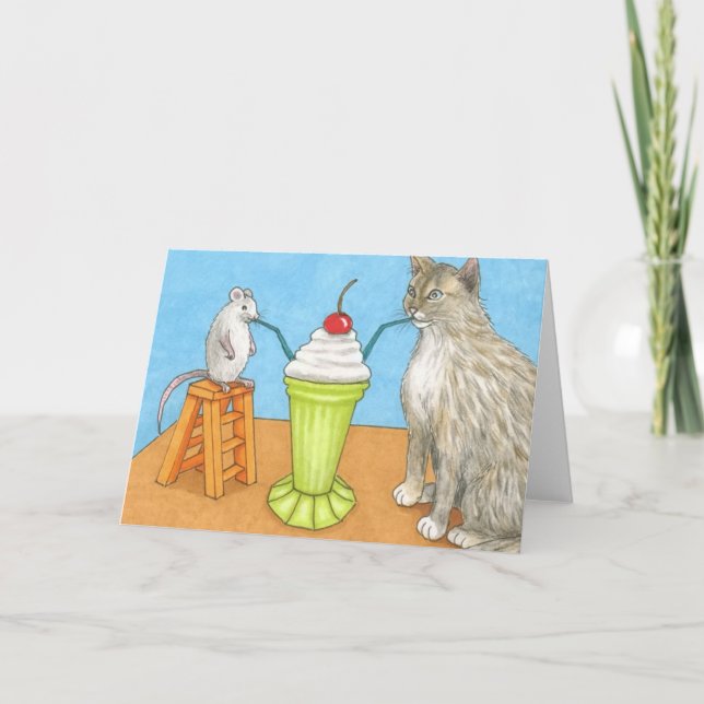 Carte de voeux drôle du chat 365 (Devant)