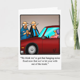 Carte de vœux drôle pour anniversaire de mariage