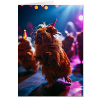 Carte de voeux du Cochon de Guinée