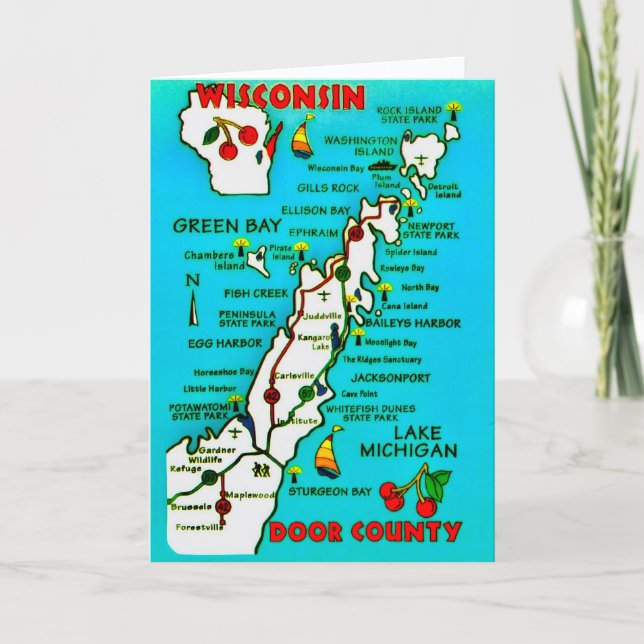 Carte de vœux du comté de Door (Devant)