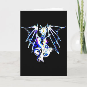 Carte de vœux du dragon de la bête marine – Océan 