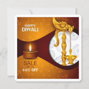 Carte de voeux du festival de Diwali