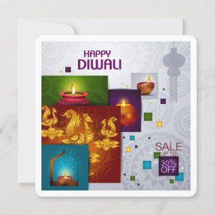 Carte de voeux du festival de Diwali