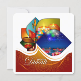Carte de voeux du festival de Diwali