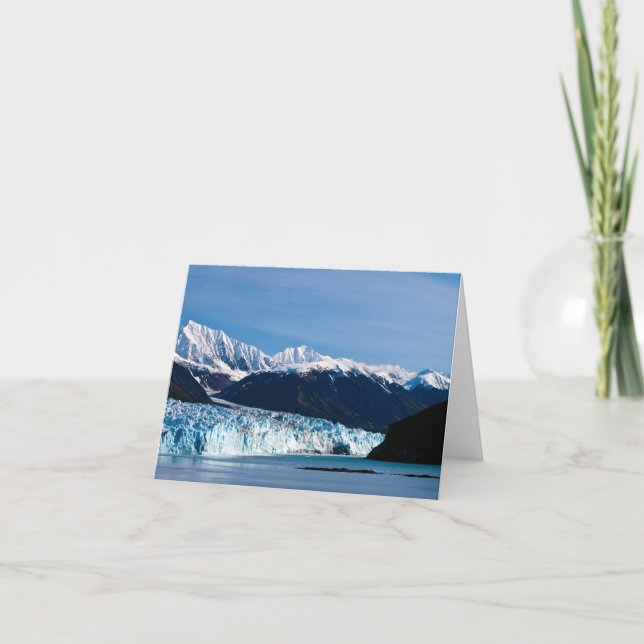Carte de vœux du glacier Hubbard, Alaska (Devant)