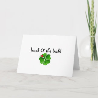 Carte de voeux du jour de St Patrick