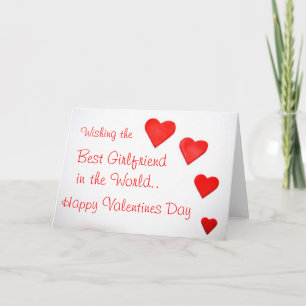 Carte de voeux du jour du Valentin