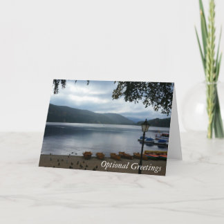 Carte de vœux du lac Titisee Allemagne