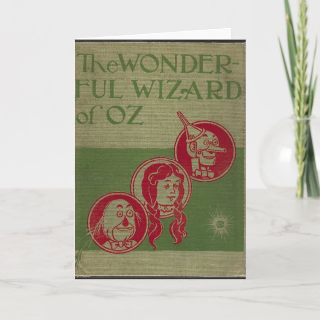 Carte de vœux du Magicien d'Oz (Devant)
